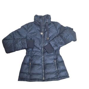 Athleta Womens Size XS Blue Banner Peak Down Full Zip Insulated Puffer‎ Jacket